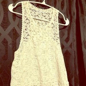 Lace tank top